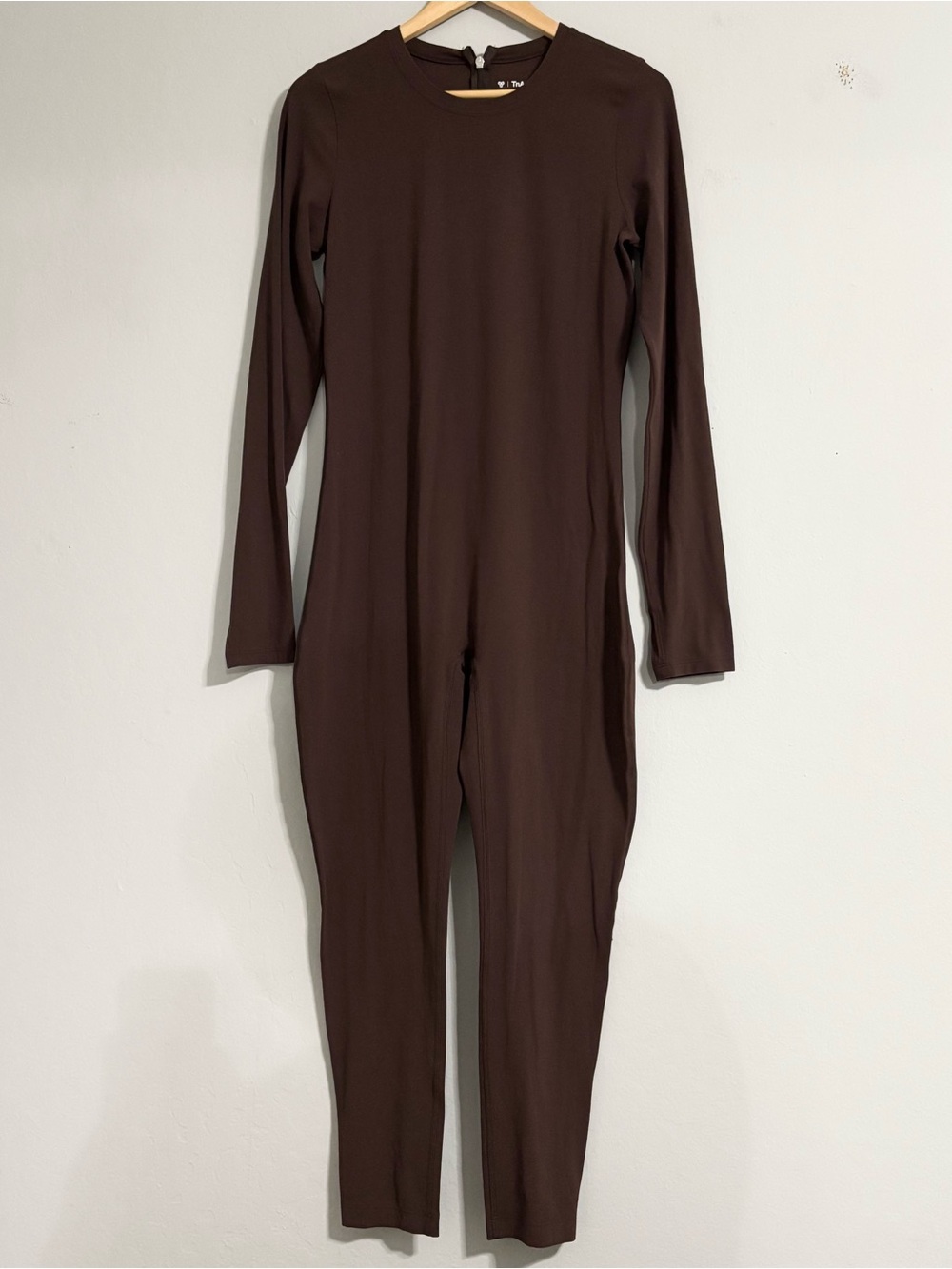 TNA Aritzia One Piece Athletic Chocolate Brown Jumpsuit